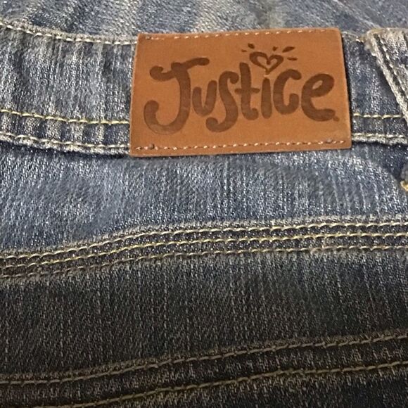Justice Simply Low Juniors Jeans 16 1/2 - Picture 5 of 8